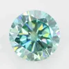 Altro colore verde chiaro 0,3-12 VVS1 VVS1 ROULD MOISSanite Stone Pass Diamond con gioiello di gemma Faioni fai-da-te Altro Altro