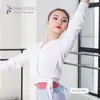 Sahne Giyim Gelecek Örgü Kazak Top Akrilik Sıcak Yünlü Dans Giyeri Yetişkin Kız Kadın Bale Yoga Salsa Salsa Stil Pembe Beyaz 8 Boyut