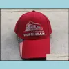 Donald Train Baseball Cap Outdoor Stickerei All Aboard The Hat Sports Stars Gestreift USA Flagge Ljja3379-5 Drop Lieferung 2021 Caps Hüte Acce