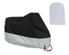 New 190T Silver Coated Cloth Motorcycle Cover Outdoor Uv Protector All Season Waterproof Bike Rain Dustproof Motor Scooter Covers6192245