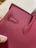 Designer -Tasche Marke Handtasche Luxus Totes 30 cm Totes Echtes Epsom Leder Handgemachtes Nähen rosa Farbgroßhandel Preis Schnelle Lieferung