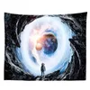 Sepyue Fantasy Space Astronaut Tapestry Galaxy Tapestry Spaceman Starry Art Print Wall Hanging For Home Decor J220804