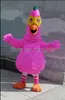 Mascotte bambola costume mascotte grande uccello rosa costume della mascotte vestito operato costume di fantasia personalizzata tema mascotte kit di carnevale