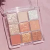 Lidschatten-Palette, gepresst, matt, glitzernd, wasserdicht, langlebig, Pigment, Diamant-Schimmer, nackt, glänzend, Make-up-Tool