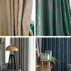 Curtain & Drapes Golden Stripe Linen Textured Curtains For Living Room Bedroom Gold Wavy Window Treatment Privacy Flax Balcony