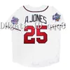 QQQ8 Air01 Vintage 1999 Atlanta Baseball Jersey 44 Hank Aaron 5 Freddie Freeman 29 John Smoltz 6 Bobby Cox 27 Fred McGriff 47 Tom Glavine 8 Javy Lopez