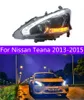 Auto LED-strålkastare för Nissan Teana 20 13-20 15 Huvudljusmontering LED-lampor Bi-Xenon Beam Fog Lamp