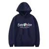 Wawni Eurovision Song Contest Turin 2022 Hoodie Eurovision 2022 Sweat Harajuku Pull Mode Vêtements Casual Manches Longues