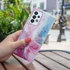 Fashion Marble Cases For Samsung A33 A53 A13 4G A52 A32 A12 A22 5G S22 Ultra Plus S21 FE S20 Soft TPU IMD Natural Granite Stone Rock Mobile Cover Shockproof Phone Skin
