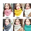 Kleur sjaals dames winter gebreide lic sjaal sjaal warme infinity snood dames ring lus mode unisex cirkel nek