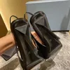 Luxury High Heels Sandales en cuir 7-11cm Sandales de créateurs pour femmes Été Sexy Tailles 35-40 avec boîte