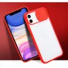 Frosted Translucent Cases Shockproof Lens Slide Phone Cover For iPhone 13 13PRO 12 mini 11 pro Max XR 8 7 Plus 6s Slide Camera Hard Case