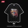 Sii abbigliamento da uomo | T-shirt da uomo di marca di moda Hip Hop High Street a manica corta con stampa fronte e retro estate 2022 New Death