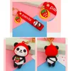 Llaveros Personalidad Lindo Panda Charm Llavero 3D Silicona Animales Colgante Pequeños Regalos Coche Joyería de Moda Bolsa AccesoriosKeychain5616716