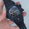 손목 시계 일본 브랜드 다기능 LED 전자 9400 남자 시계 학생 자동 손 빛 방수 스포츠 고무 여자 시계