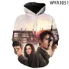 هوديز الرجال من النوع الثقيل لفيلم Maze Runner 2022 Men's Boy Girl Fall/Winter Hoodie Sweatshirt 3D Printed Kids Colorflull