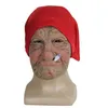 Parti Maskeleri Gerçekçi Cadılar Bayramı Başlık Sigara Yaşlı Lady Adam Yüz Kapak Lateks Başkanı Komik Cosplay Sahne Için Giyim
