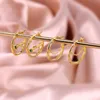 Cerceau Huggie en argent Sterling coloré Zircon perle Piercing boucles d'oreilles pour femmes oreille boucle d'oreille bijoux cadeaux cerceau Kirs22