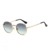 Ronde Metalen Zonnebril Mannen Mode Zonnebril voor Dames Designer Retro Vintage Sunglass UV400 Bescherming