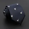 Novelmän Tie Floral Feather Elk Geometric Patten Red Blue Slyckor Leisure Business Daily Wear Cravat Wedding Party