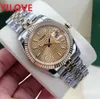 Classic FashionLuxury Designer Watch Automatic Mechanical Size 41mm الياقوت الزجاجية وظيفة مقاومة للماء 904L الساعات الفولاذ المقاوم للصدأ هدايا Orologio di lusso