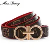 Manbang Leather Belt Female Fashion Korean Version Simple and Versatile Student Smooth Buckle Decorative Pants