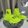 embossed discount Casual Shoes Luxuy socks shoes Platform balencigas woman master balenciagas sock boot womens 48% Sneakers men shiny knit speed 2.0 1.0 trainer