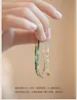 Чрезвычайно тонкий 2 -миллиметровый 2 -миллиметровый радужный браслет турмалиновой прядью женский ваннат камень 14 тыс. Золотой градиент инси инчи с особым интересом кристаллический браслет