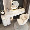 Dressing Table Bedroom Makeup Table Storage Cabinet Home Furniture Dressers for Bedroom Vantiy with Mirror table stool designer lu9133095