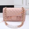 Shoulder Bag Handbag Designer Bag Double Flap Bags Lambskin Caviar Lady Shoulder Silver Gold Chain Bag Purse Leather Fashion Pochette Women Luxury Handbags top