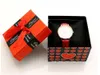 Logo gratuito Scatole per orologi quadrati Orologi in cartone di alta qualità Custodia per imballaggio Confezione regalo squisita