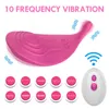 Nxy Eggs Bullets Lnvisible Wearable Clit Stimulator Wireless Remote Control Mutandine Vibratore Wear Sex Play 10 Frequency Vibration 220509