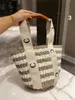 Bolso bandolera de cuero con cierre de cordón, bolsas de cesta de papel de comercio justo, para llevar al hombro y mensajeros