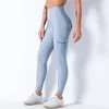 Yoga Outfits Uniform Pants Flap Bum Pockets Leggings Sport Women Fitness Bottoms High Waisted Gym Joggers Workout Clothing Shuffle7563936