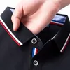 CUST Company Custom Polo koszule mogą drukować zdjęcia haftowe męskie i damskie spersonalizowane szczyty projektowe T koszule w paski C 220712