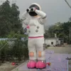 Finger Pointing to The Sky Pink large Inflatable Female Astronaut Model with Fixed Rope and Air Blower for Advertising or Event Made by Ace Air Art