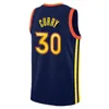 Großhandel benutzerdefinierte Herren Jugend Kinder Stephen Curry Wiseman Basketball-Trikot Klay Thompson Davidson Wildcats Shirts NCAA College-Trikots 30 33 11