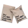 Presentförpackning 50 st/lotfärg Biologisk nedbrytbar kurirväska Eco Waterproof Mail Bags Poly Mailers Seal Plastic Mailing Envelope D2WGift