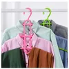 Plastic Fishbone 3-laags multifunctionele hangers garderobe kledinghanger anti-skid kunststoffen kledingrek 20220528 D3
