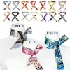 Arrivals Bag Scarf Print Silk Women Small Ribbon Fashion Female Hair Ribbons Handbag Scarves