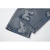 Mode Wide Been Broek 3D Geborduurde Denim Jeans Mannen Hip Hop Streetwear Herfst Winter Kleding 220328