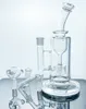 2022 tout nouveau narguilé de fumée 9 "résistant anneau en verre borosilicaté Incycler Rig tuyau d'eau avec 1 perc graine de vie 60mm de diamètre avec 14mm ampoule Z convertisseur GS001 pistolet