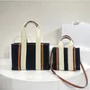 Torebki WOODY Tote torba na zakupy torebka wysoka NYLON hobo moda lniana Duże torby plażowe luksusowy projektant podróżna torba na ramię Crossbody Portmonetki