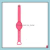 Other Bath Toilet Supplies Home Garden Sanitizer Bracelet Pumps Dispenser Wristband Hand Dispens Dhjry