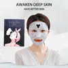 EMS Electric Pulse Face Mask Cream Absorption Massager Anti Wrinkle Skin Lifting Firming Beauty Device Machine 220426