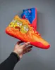 Rick and Morty MB.01 حذاء كرة سلة منخفض مع صندوق LaMello Ball Men Sport Shoe Trainner حذاء رياضي مقاس 7-12