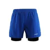 Fitnessstudio-Bekleidung Lixada Men39s 2in1 Laufshorts schnell trocknend atmungsaktiv Training Übung Radfahren mit längerem Liner ShortGym4118214