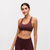 Roupa de Yoga Roupet Strappy Sports Bra Tops Roupas de treino de roupas ativas para mulheres exercícios atléticos de fitness sem fio