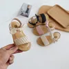 Маленькая девочка корейская версия сладкие сандалии для бабочек дети малыш малыш летние детские платье принцессы пляжные обувь 1 2 3 4 5 лет 220527