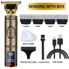 Epack LCD -Bildschirm Gold Silber Farbe Männer Elektrische Haare Erwachsene Razors Professionelle Friseur Ecke Razor Frisur9954565